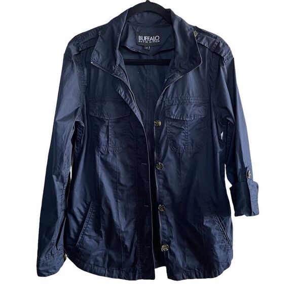 Buffalo David Bitton ~ Women’s Navy Shacket ~ size Small - Picture 3 of 12
